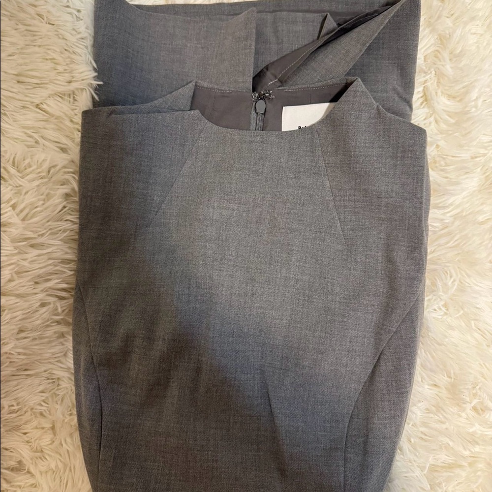 Reformation Vivienne Dress Charcoal - Picture 6 of 7